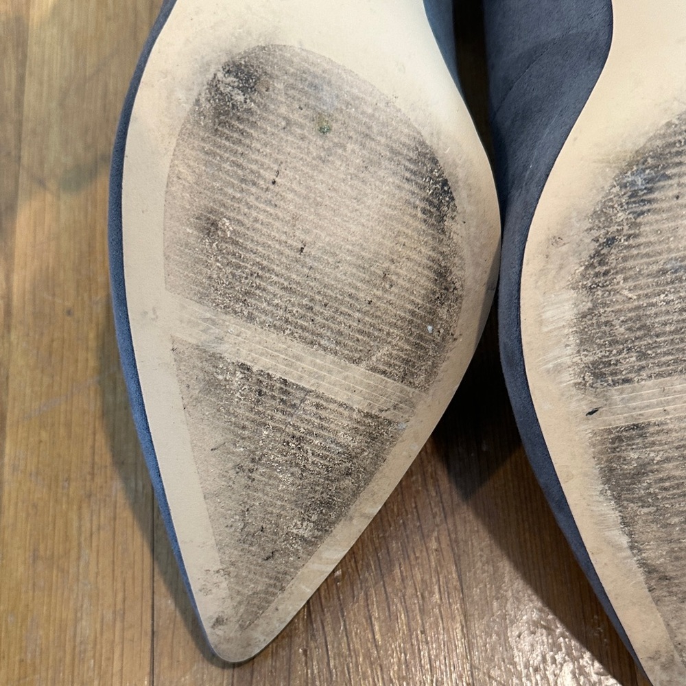 *last chance* 14th & Union | Women’s Grey Suede Heels - Picture 9 of 14